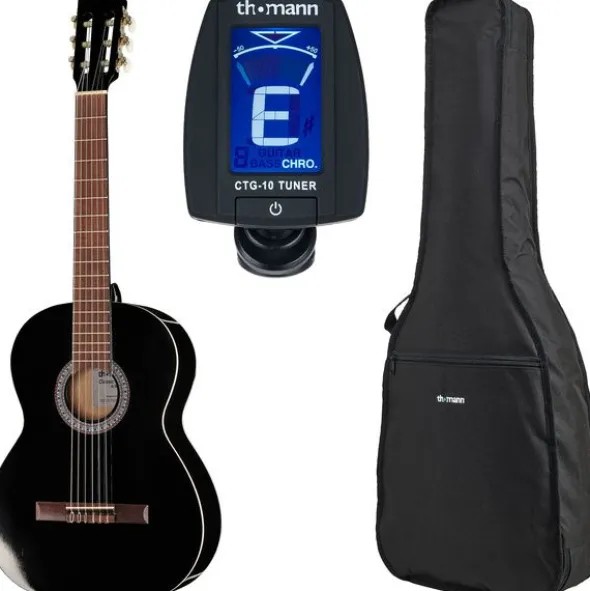 Thomann Classic 4/4 Guitar Blac Bundle
