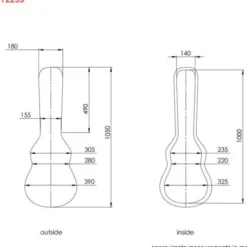 Thomann Guitar Case Single Cut
