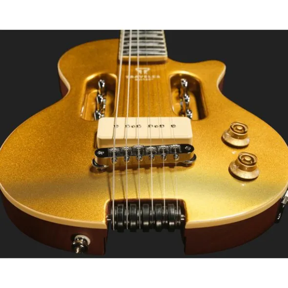 Traveler Guitar EG 1 Deluxe P90 Gold