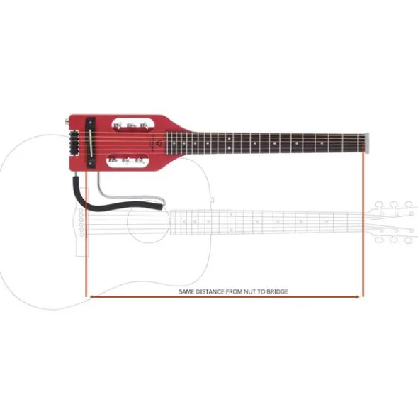 Traveler Guitar Ultra Light Vintage Red
