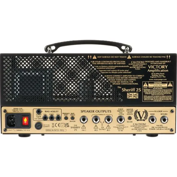 Victory Amplifiers Sheriff 25 Lunch Box Head