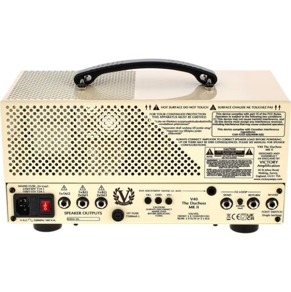 Victory Amplifiers V40 The Duchess MKII Lunch Box