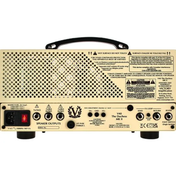 Victory Amplifiers V40 The Duchess MKII Lunch Box