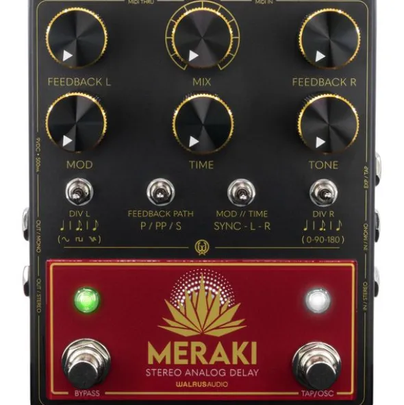 Walrus Audio Meraki Red Stereo Delay