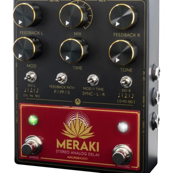 Walrus Audio Meraki Red Stereo Delay