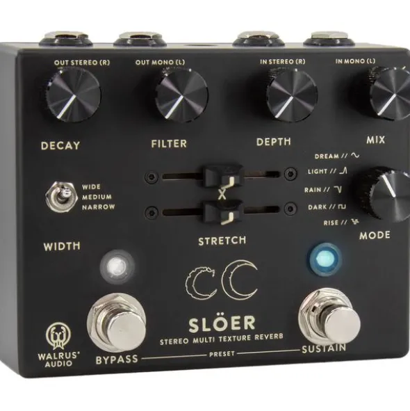 Walrus Audio Slöer Ambient Reverb Black
