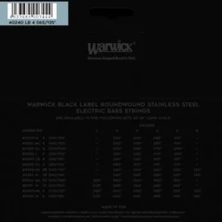 Warwick 40240 LB4 Black Label Low B
