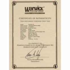 Warwick Masterbuilt Corvette $$ NB 4
