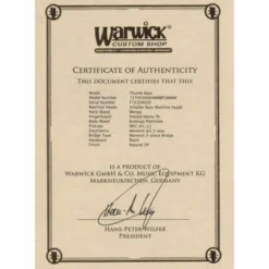 Warwick Masterbuilt Thumb Bass NT 4