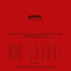 Warwick Red Strings Bass Set M/L N