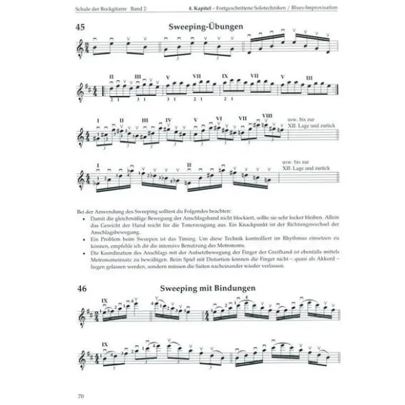 Weinberger Musikverlag Schule der Rockgitarre 2