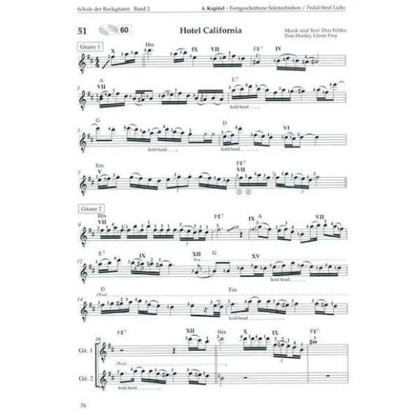 Weinberger Musikverlag Schule der Rockgitarre 2