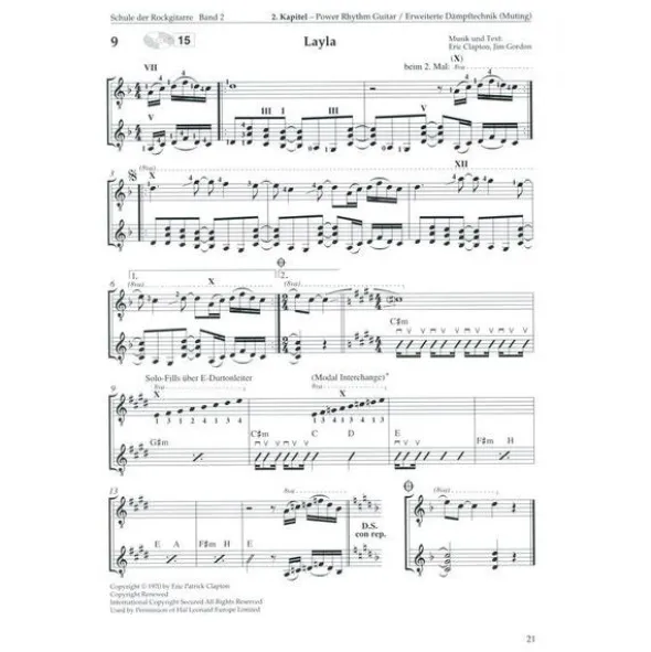 Weinberger Musikverlag Schule der Rockgitarre 2