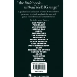 Wise Publications The Little Black Book Of Rock