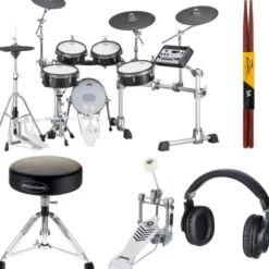 Yamaha DTX10K-X Black Forest Bundle