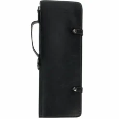 Zultan Leather Stick Bag Black