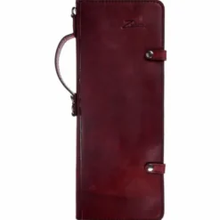 Zultan Leather Stick Bag Red