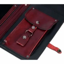 Zultan Leather Stick Bag Red