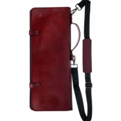Zultan Leather Stick Bag Red