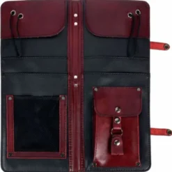 Zultan Leather Stick Bag Red
