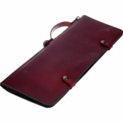 Zultan Leather Stick Bag Red