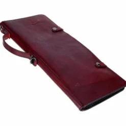 Zultan Leather Stick Bag Red
