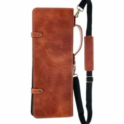 Zultan Leather Stick Bag Tan Brown