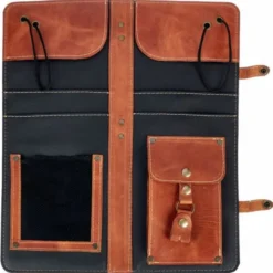 Zultan Leather Stick Bag Tan Brown