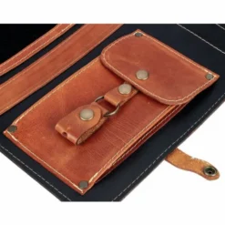 Zultan Leather Stick Bag Tan Brown