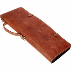 Zultan Leather Stick Bag Tan Brown